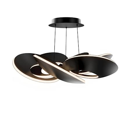 Modern Forms Planetarium 30" Wide LED Abstract Chandelier Black