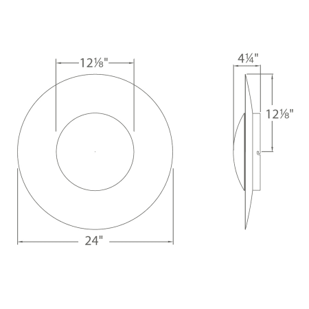 Modern Forms-WS-30624-Line Drawing