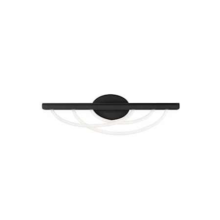 Modern Forms Swoop 3 Light 24" Wide LED Vanity Light Black