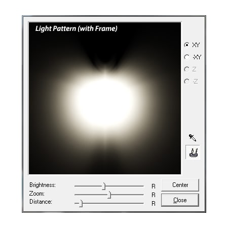 Light Pattern with Frame (IES Data)