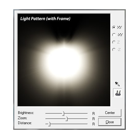 Light Pattern with Frame (IES Data)