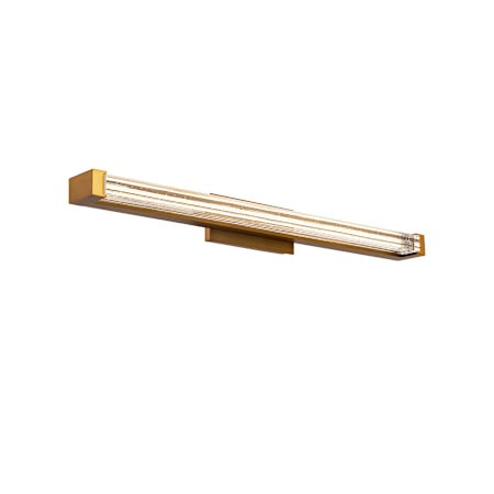 Modern Forms Skein 27" Wide LED Bath Bar with Crystal Shade Aged Brass