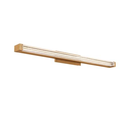 Modern Forms Skein 33" Wide LED Bath Bar with Crystal Shade Aged Brass