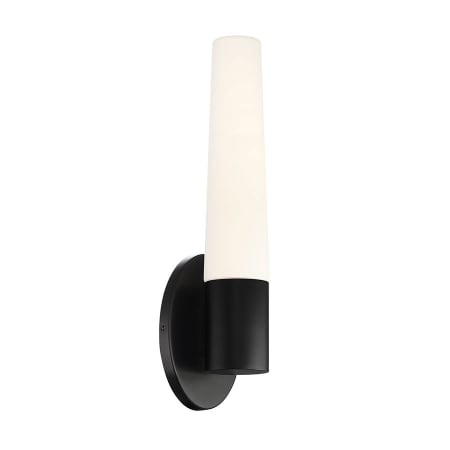Modern Forms Tusk 17" Tall Integrated LED Bathroom Sconce Black