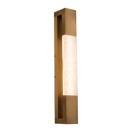 Modern Forms Ember 23" Tall LED Wall Sconce with Optic Crystal Shade Aged Brass