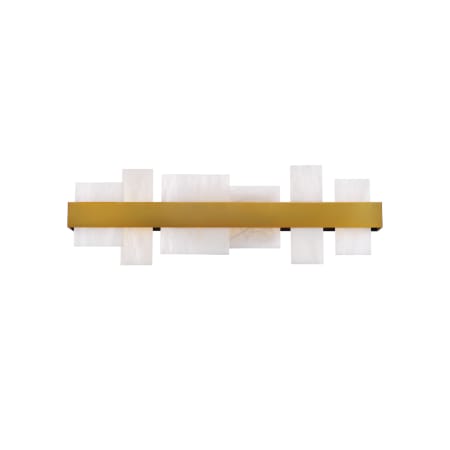 Modern Forms Acropolis 28" Wide LED Bathroom Vanity Light Aged Brass