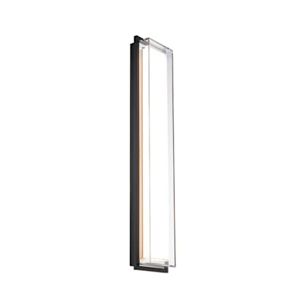 Modern Forms Ice Bar 26" Tall LED Outdoor Wall Sconce with Mitered Glass Shade - 3500K Black