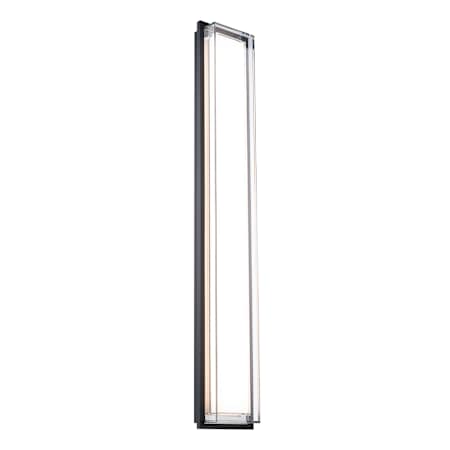 Modern Forms Ice Bar 34" Tall LED Outdoor Wall Sconce with Mitered Glass Shade - 3000K Black