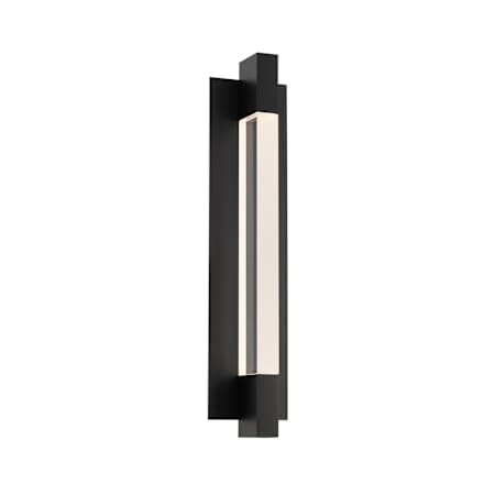 Modern Forms Heliograph 25" Tall LED Outdoor Wall Sconce Black