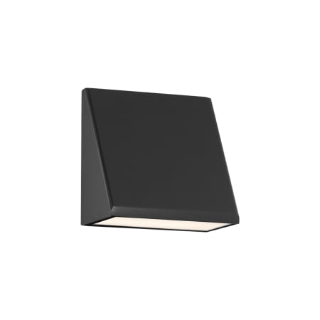 Modern Forms Flue 6" Tall LED Outdoor Wall Sconce Black