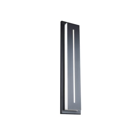 Modern Forms Midnight 26" Tall Switchable Color Temperature LED Outdoor Wall Sconce - Set to 4000K Black