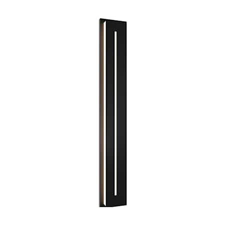 Modern Forms Midnight 46" Tall LED Outdoor Wall Sconce - 3500K Black