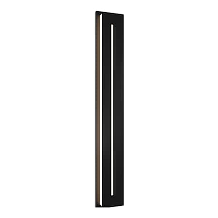 Modern Forms Midnight 56" Tall LED Outdoor Wall Sconce - 3000K Black
