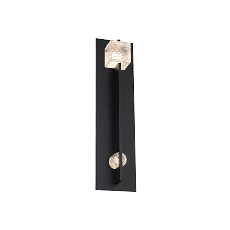 Modern Forms Scepter 22" Tall LED Outdoor Wall Sconce with Mitered Glass Shades Black