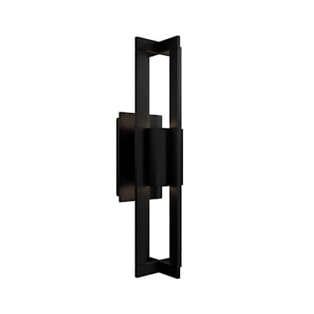 Modern Forms Gander 20" Tall LED Outdoor Wall Sconce - 2700K Black