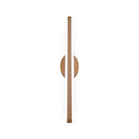 Modern Forms Mainline 2 Light 28" Tall LED Bath Bar with Opal Glass Shades Aged Brass