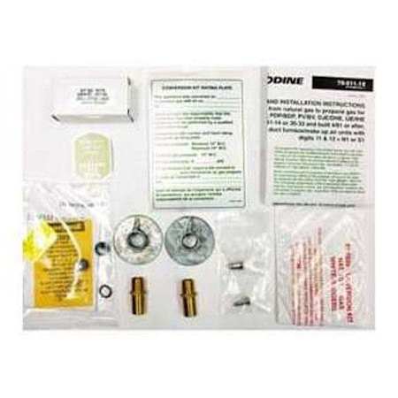 Modine Gas Conversion Kit - LP to NG - Single Stage - For PTP/PTS/BTS 150 Unit Heaters N/A