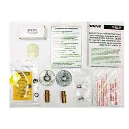 Modine Gas Conversion Kit - Natural Gas to Liquid Propane - Two Stage N/A