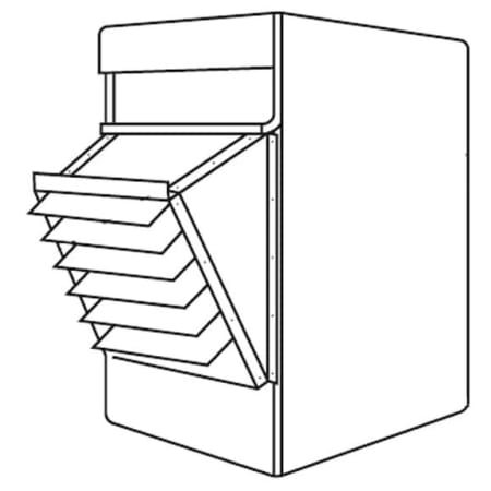 Modine 30 Degrees - Downward Air Deflector Hood N/A