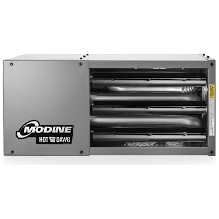 Modine Hot Dawg 100,000 Power Vented Propeller Liquid Propane Unit Heater with Stainless Steel Heat Exchanger and 80% Thermal Efficiency N/A