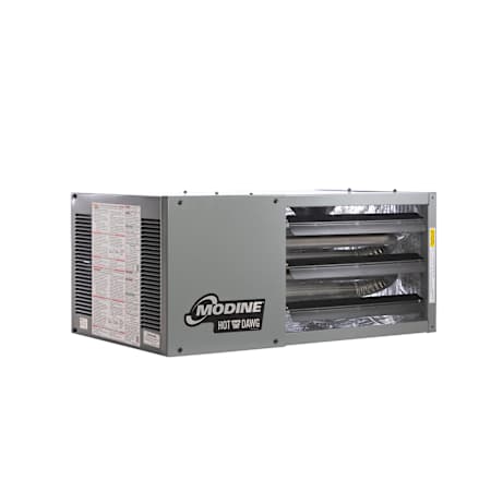 Modine Hot Dawg HD - 125,000 BTU - Unit Heater - LP - 80% Thermal Efficiency - Power Vented - Aluminized Steel Heat Exchanger N/A