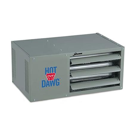 Modine Hot Dawg HD - 30,000 BTU - Unit Heater - NG - 80% Thermal Efficiency - Power Vented - Aluminized Steel Heat Exchanger N/A