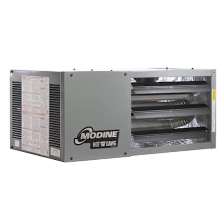 Modine Hot Dawg HD - 75,000 BTU - Unit Heater - NG - 80% Thermal Efficiency - Power Vented - Aluminized Steel Heat Exchanger N/A