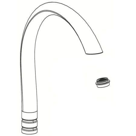Moen Replacement Spout Kit for Kitchen Faucets Chrome