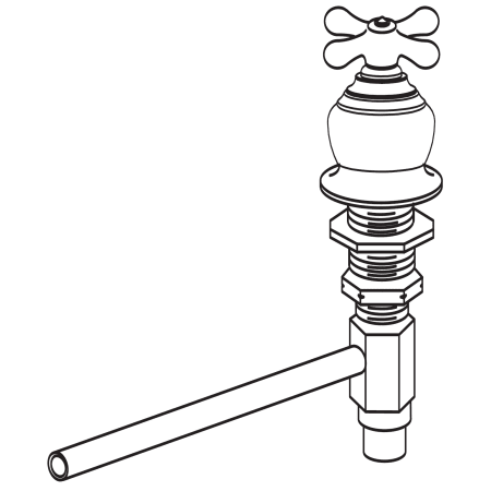 Moen Cross Handle Hub Kit Chrome