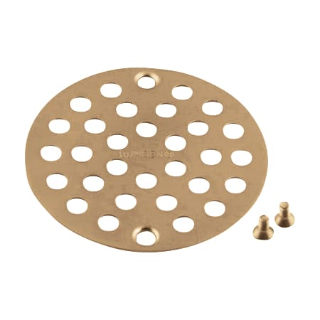 Moen 4" Round Shower Drain Cover with Exposed Screw Installation Bronzed Gold