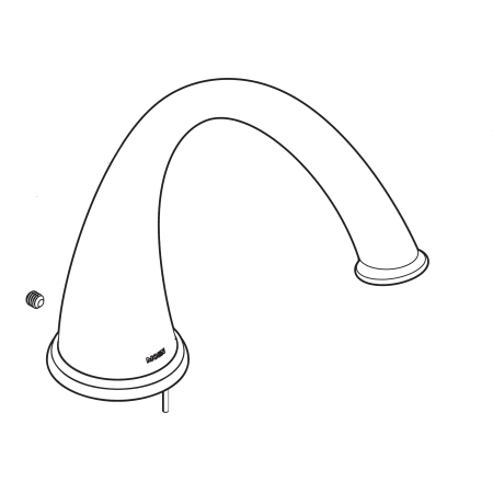 Moen Replacement Spout Kit Brushed Nickel