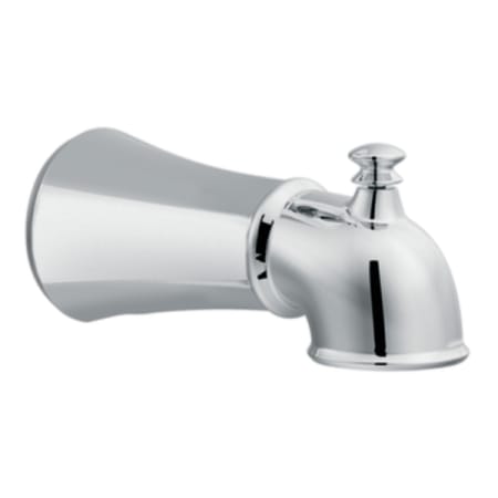 Moen 6 7/8" Wall Mounted Tub Spout with 1/2" Slip Fit Connection from the Vestige (With Diverter) Chrome