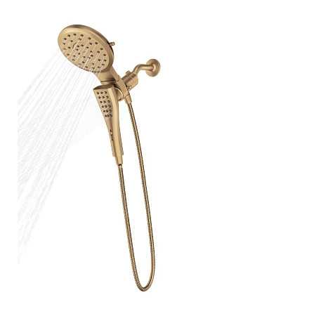 Moen Verso 2.5 GPM Multi Function Shower Head with Hand Shower Bronze Gold