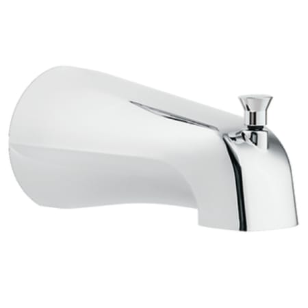 Moen 5 1/2" Wall Mounted Tub Spout with 1/2" Slip Fit Connection (With Diverter) Chrome