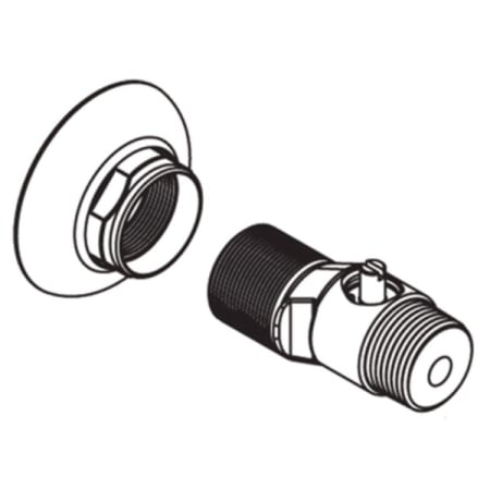 Moen Wall Escutcheon and Gasket Chrome