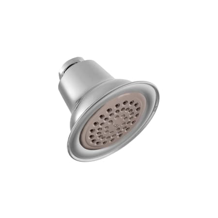 Moen Single Function Shower Head Only with 1/2 Inch Connection from the Moen Collection Chrome