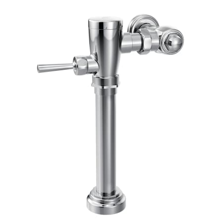 Moen 1.6 GPF Toilet Flushometer with 1-1/2" Top Spud from the M-DURA Collection Chrome