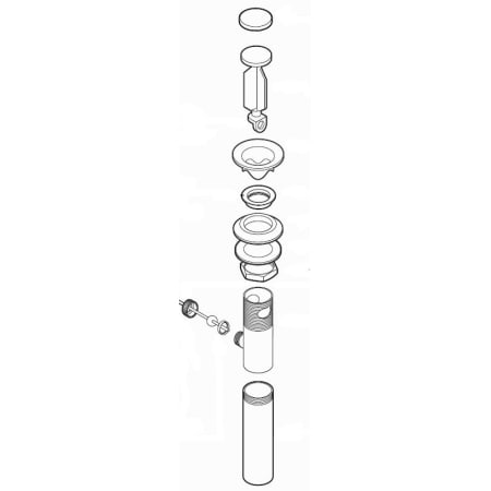 Moen Lavatory Drain Assembly Chrome
