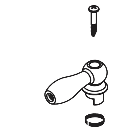 Moen Replacement Lavatory Faucet Lever Handle Brushed Nickel