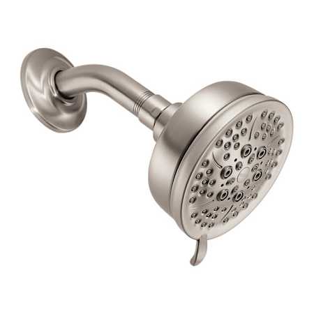 Moen Caldwell 5 Function 4-1/4" Wide Spray Head Spot Resist Brushed Nickel
