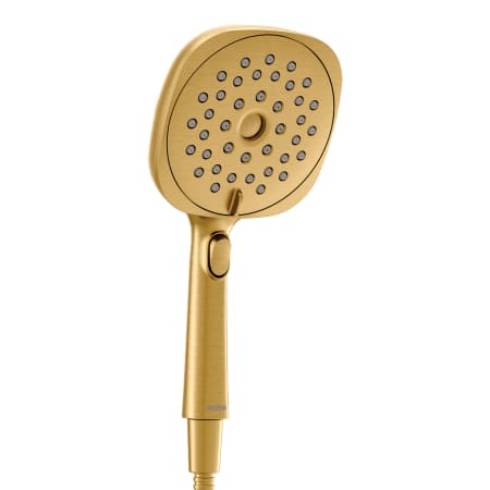 Moen Verso 2.5 GPM Multi Function Hand Shower with Infiniti™ Dial and Magnetix® Technology - Includes Hose Brushed Gold