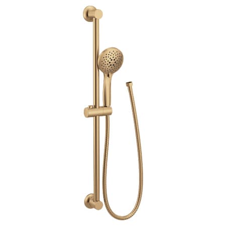 Moen Multi Function Hand Shower with Slide Bar - Includes Hose Bronzed Gold