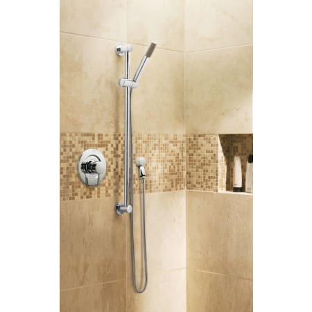 Installed Hand Shower with Slide Bar