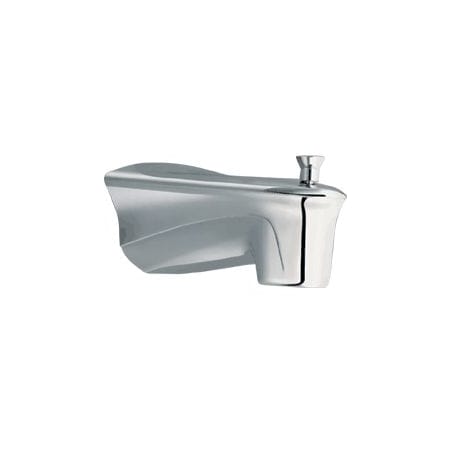 Moen 5 1/2" Wall Mounted Tub Spout with 1/2" Slip Fit Connection (With Diverter) Chrome
