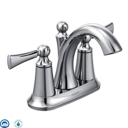 Moen Wynford Centerset High-Arc Bathroom Faucet (Valve Included) Chrome