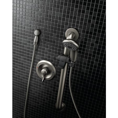 Installed Hand Shower with Slide Bar