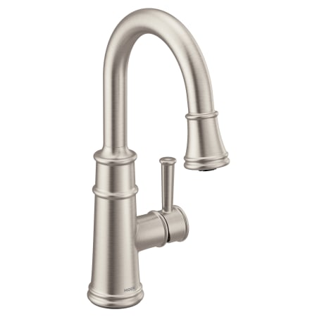 Moen Belfield 1.5 GPM Single Hole Pull Down Bar Faucet Spot Resist Stainless