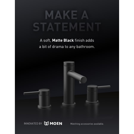 Moen-6399EP-Matte Black Statement