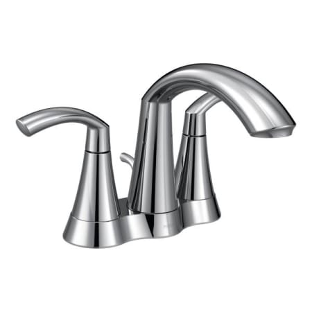 Moen Glyde Centerset Bathroom Faucet with Metal Pop-Up Drain Assembly (Bulk pack of 6) Chrome