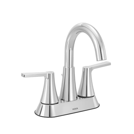 Moen Jase 1.2 GPM Centerset Bathroom Faucet with Pop-Up Drain Assembly Chrome